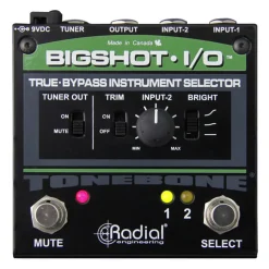 Radial BIGSHOT I/O - True Bypass Instrument Selector