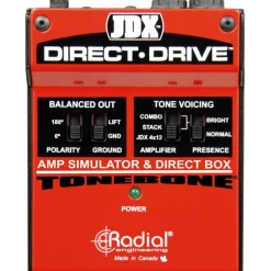 Radial JDX DIRECT-DRIVE - Guitar Amp Simulator with 3 Amp Settings and Balanced DI Out