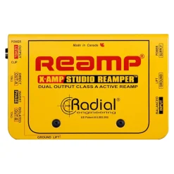 Radial X-AMP - Active Class-A Re-amping Device, Dual Output. PSU Included