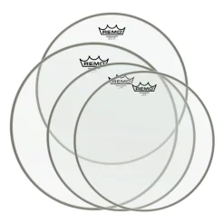 Remo Pro Pack Ambassador Clear 12" 13" 16" FREE 14'' SA Hazy Snare Side