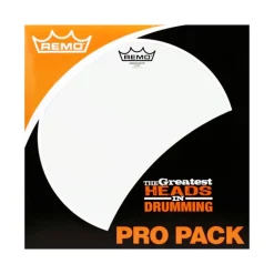 Remo Pro Pack Ambassador Clear 10" 12" 16" FREE 14'' SA Hazy Snare Side