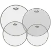 Remo Pro Pack Emperor Clear 10" 12" 16" FREE 14'' Ambassador Coated