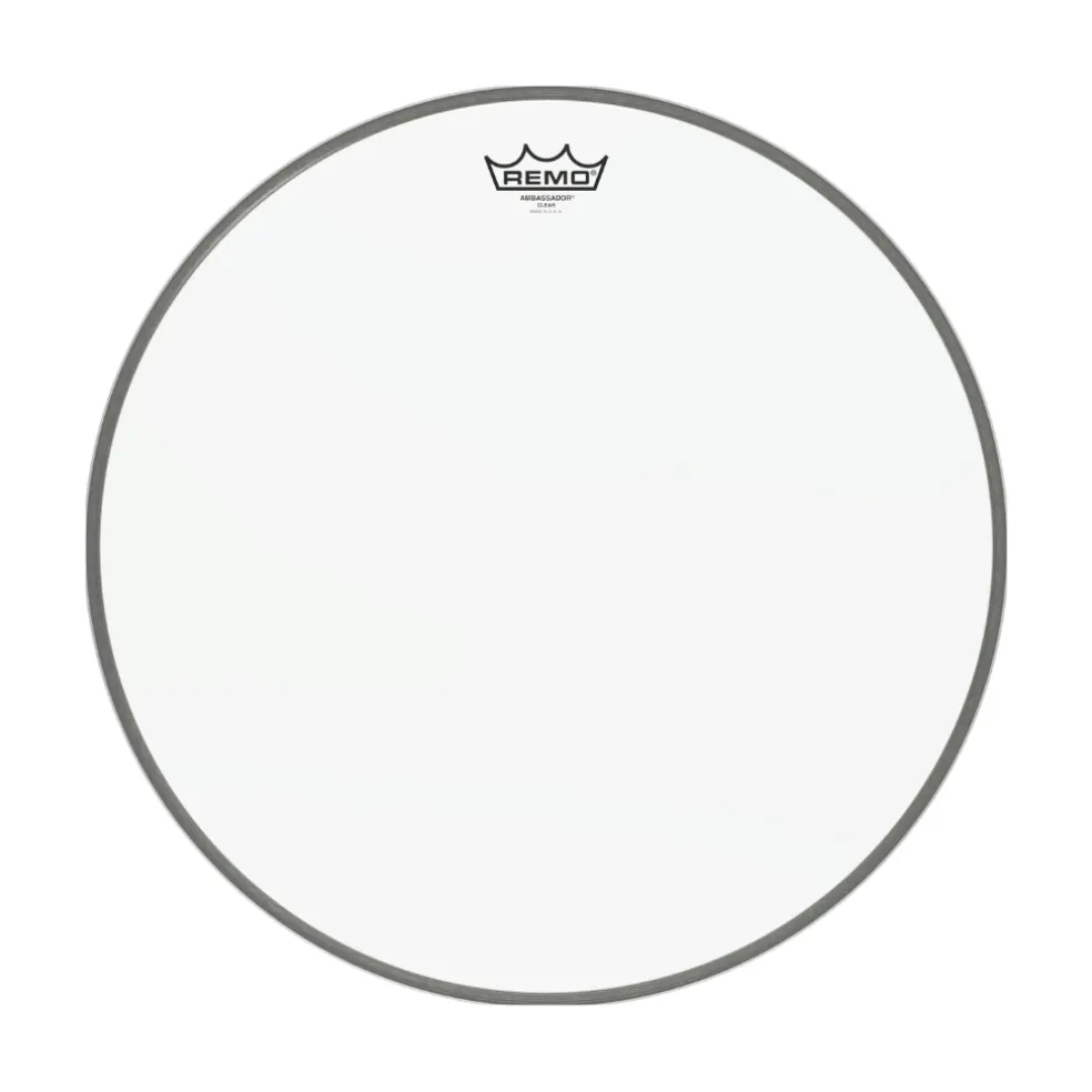 Remo 18" Ambassador Clear Bass Drum
