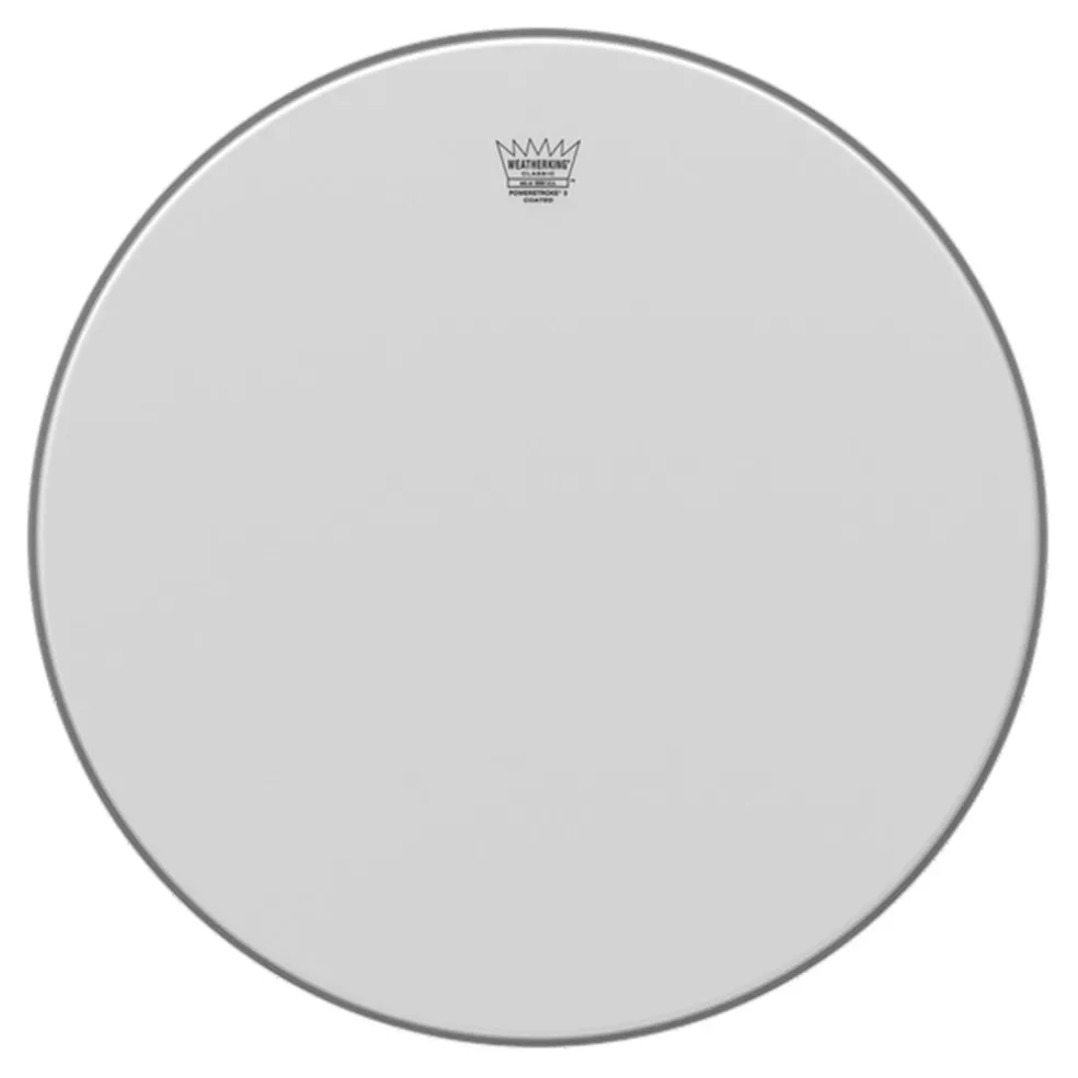 Remo 22" Classic Fit Powerstroke 3 Coated - No Stripe