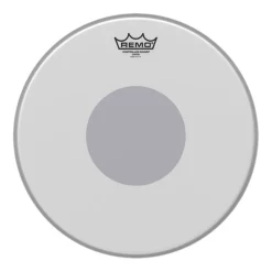 Remo 14" Control Sound Coated Batter - Black Dot