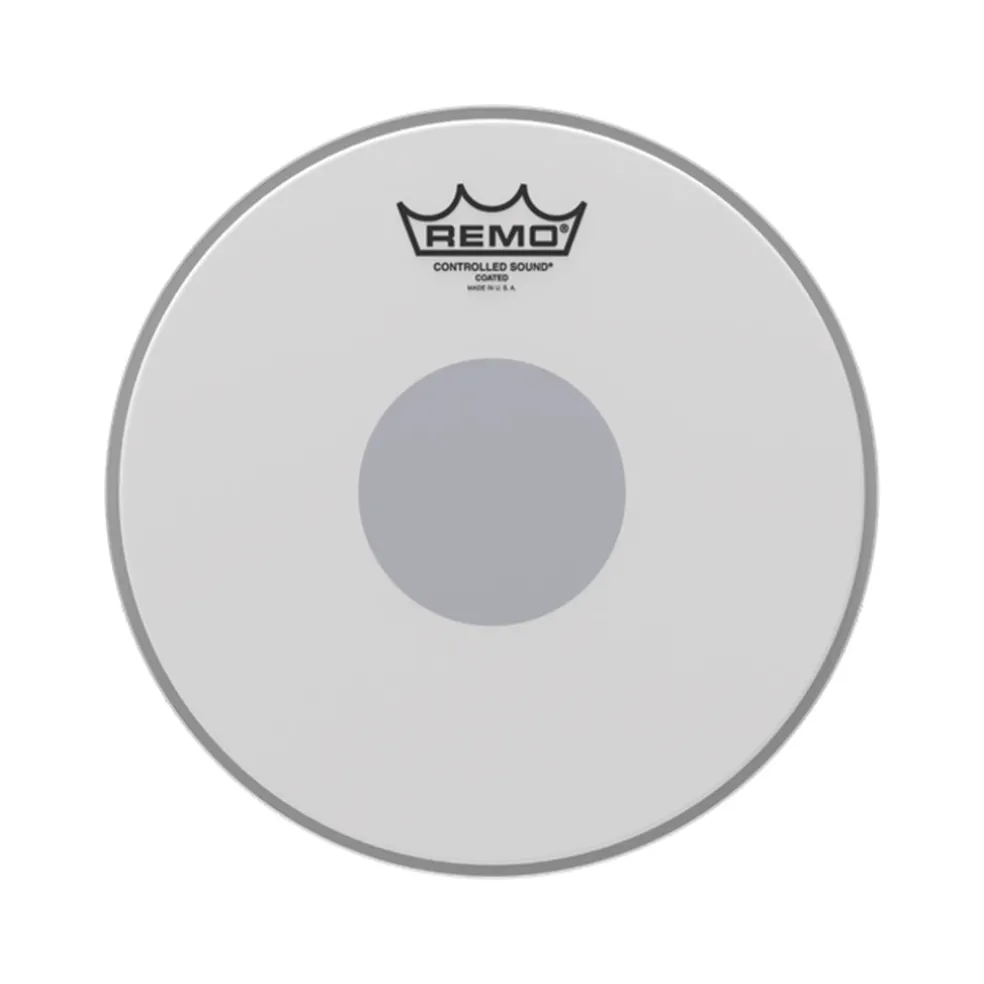 Remo 12" Control Sound Coated Batter - Black Dot