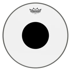 Remo 18" Controlled Sound Clear Black Dot