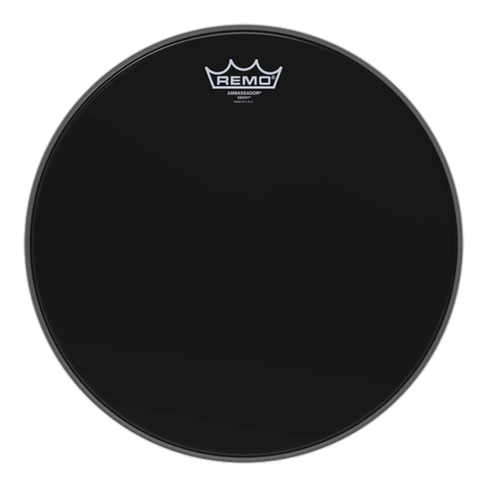 Remo 8" Ebony Ambassador