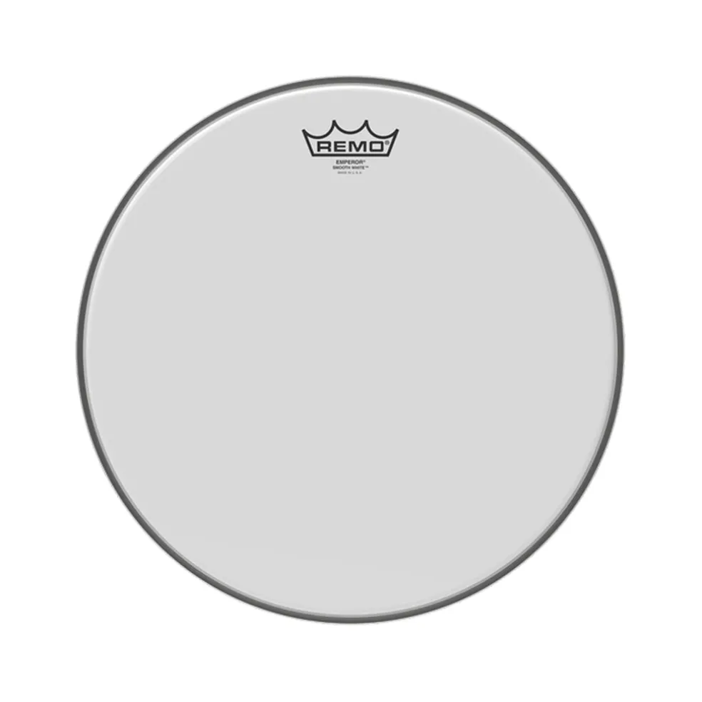 Remo 15" Emperor Coated Smooth White