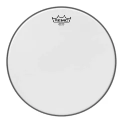 Remo 10" Emperor White Suede