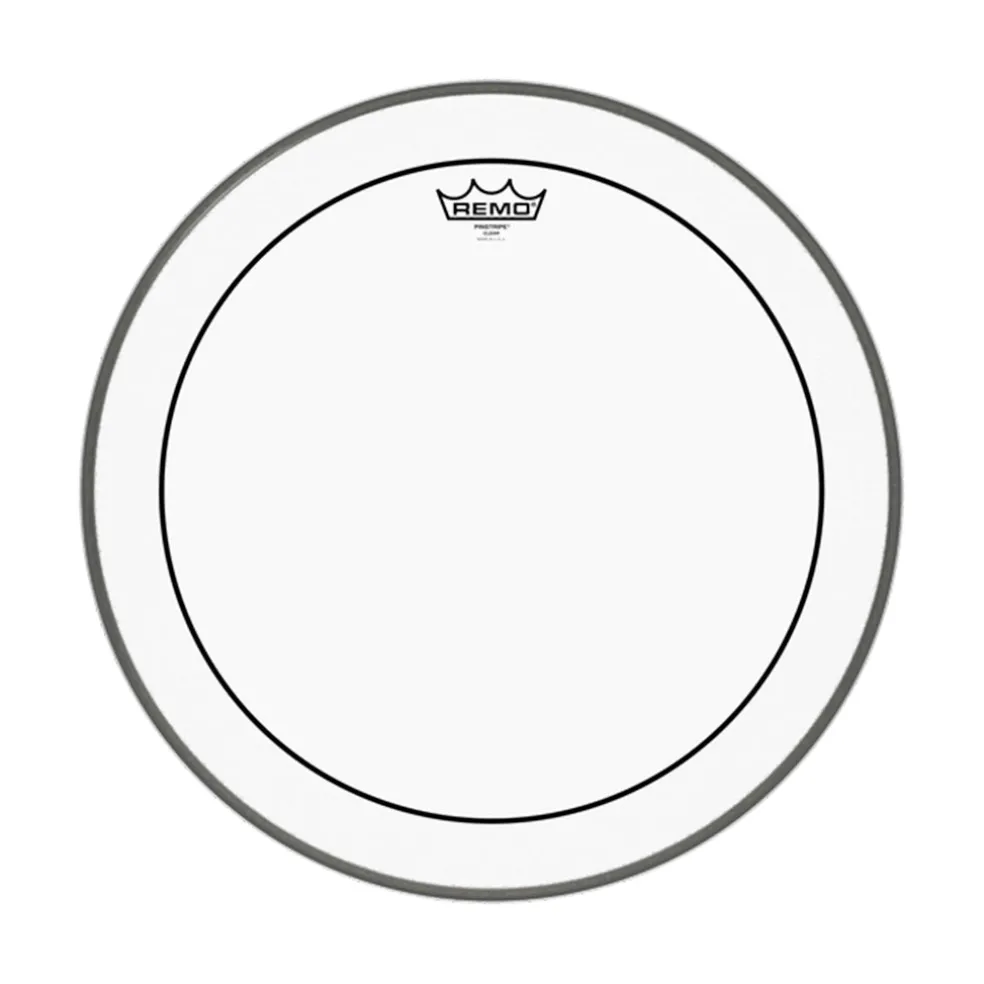 Remo 18" Pinstripe Clear - Bass Drum