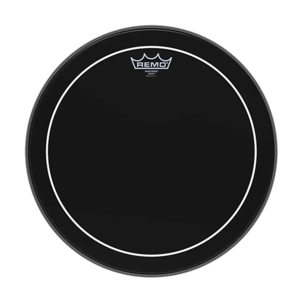 Remo 13" Pinstripe Ebony