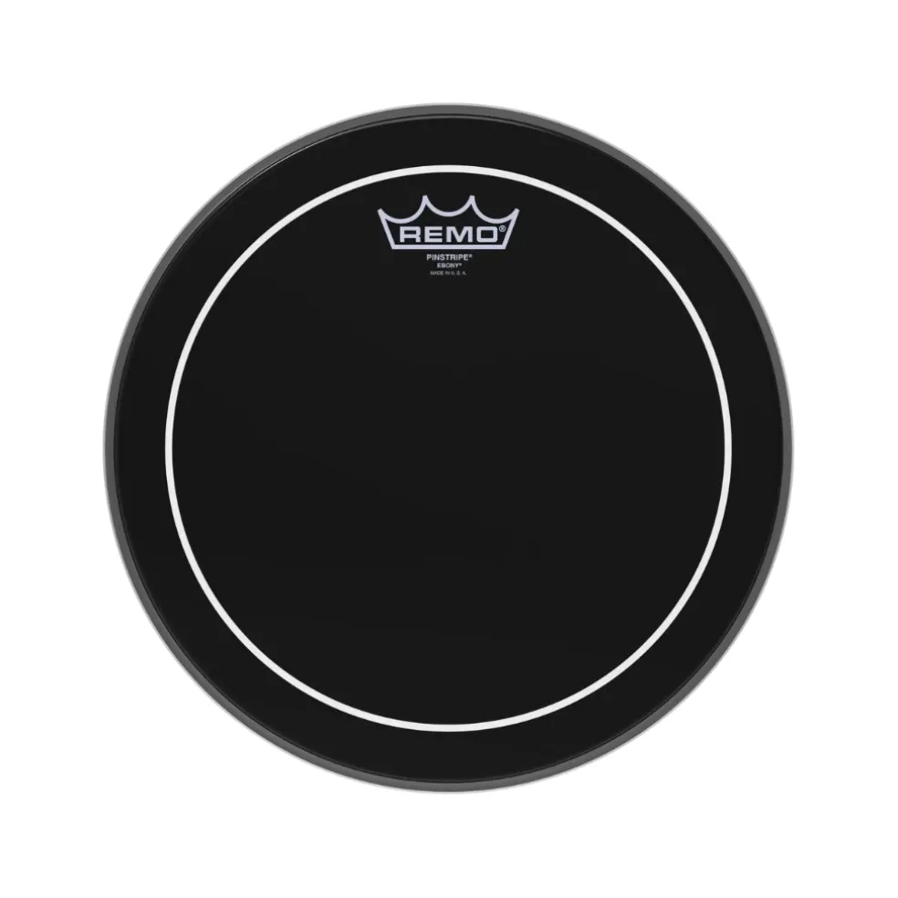 Remo 15" Pinstripe Ebony