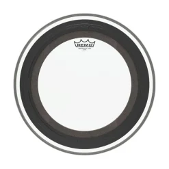 Remo SMT Ambassador Clear 22" Bass Drum. Includes 21⁄2" Falam Patch
