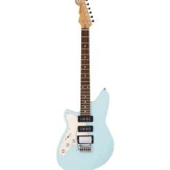 Reverend - Six Gun HPP Left Handed Electric Guitar with Wilkinson Trem - Chronic Blue - Lefty