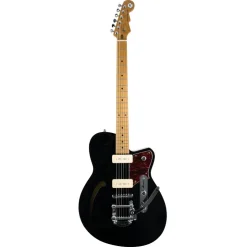 Reverend Club King 290 w/Bigsby - Midnight Black