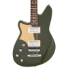 Reverend Descent RA Left Handed Baritone Electric Guitar - Army Green