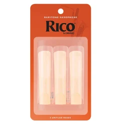 Rico Baritone Sax Reeds, Strength 2.5, 3-pack