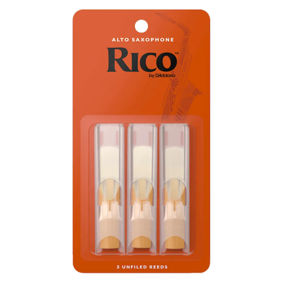 Rico by D'Addario Alto Sax Reeds, Strength 3.5 - 3 Pack