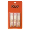 Rico by D'Addario Bb Clarinet Reeds, Strength 1.5 - 3 Pack