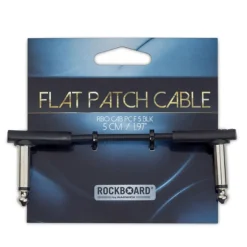 Rockboard WR-FLATP-5-BK - Flat Patch Cable Black (5cm)