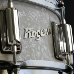 Rogers 14"x5" Beavertail Dyna-Sonic Snare Drum - White Marine Pearl