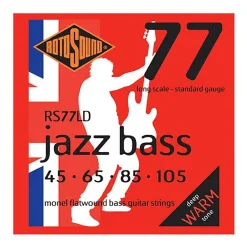 Rotosound RS77LD - Jazz Flat Wound 45 -105 Bass Guitar Strings