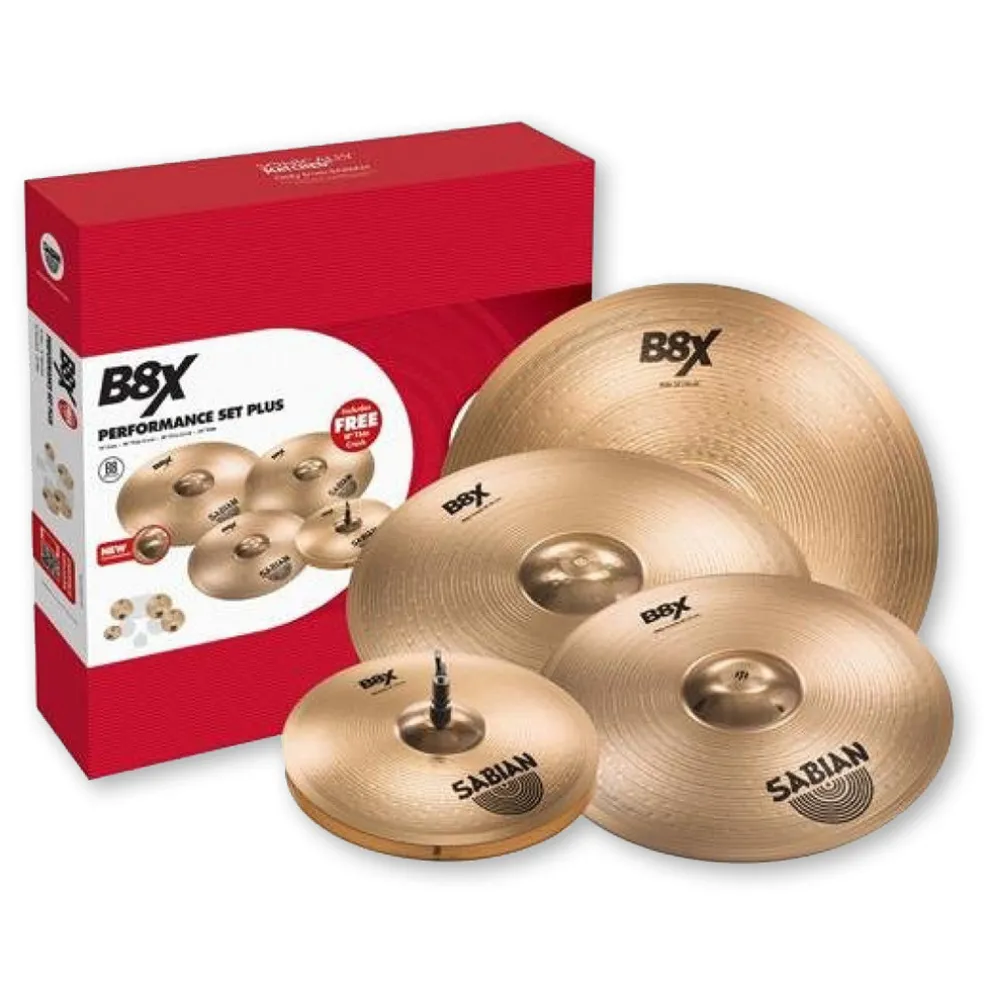 Sabian B8X Cymbal Pack - 14/16/18/20