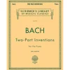 Schirmer's Library JS Bach 15 Two-Part Inventions