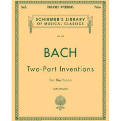 Schirmer's Library JS Bach 15 Two-Part Inventions
