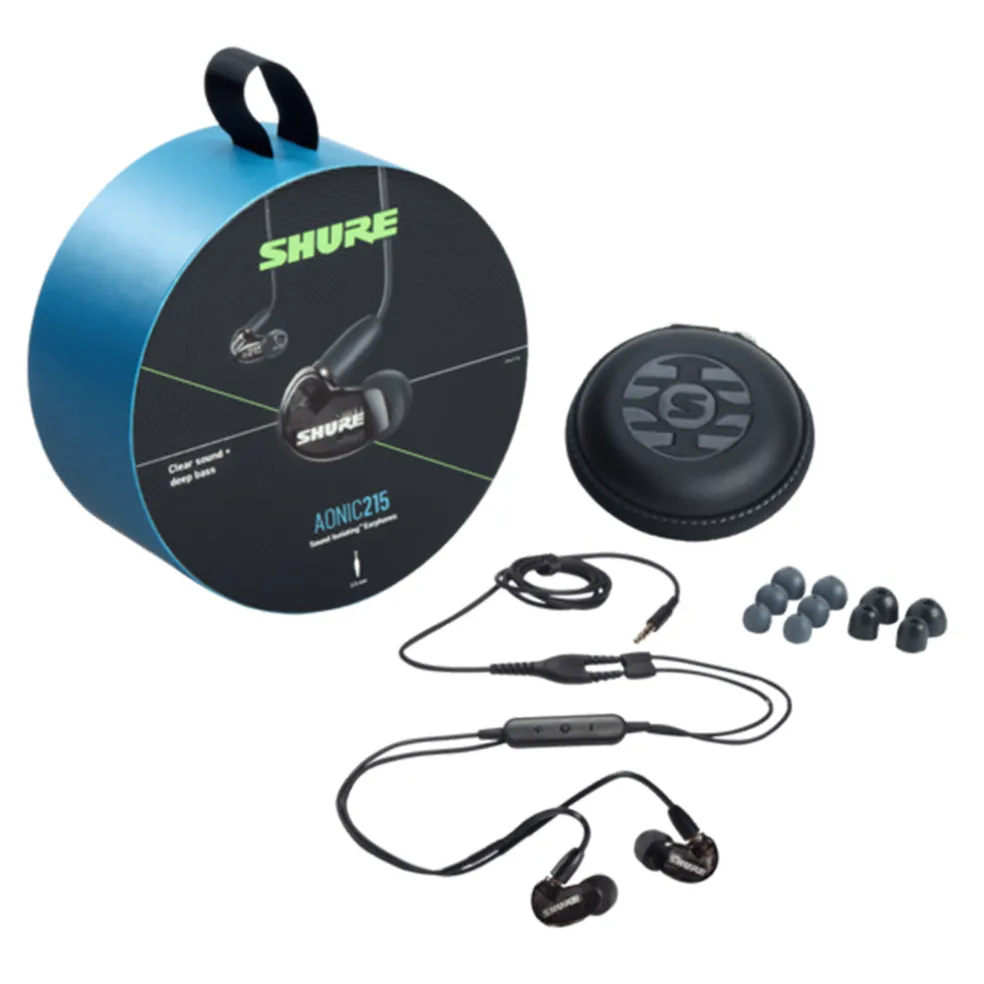 Shure - AONIC 215 Sound Isolating Earphones - Black
