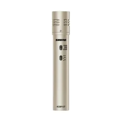 Shure KSM137SL Microphone Studio Condenser Cardioid in Champagne