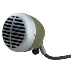 Shure Microphone Dynamic Hi Z Green Bullet Harmonica 6.1mm Cable Jack Plug