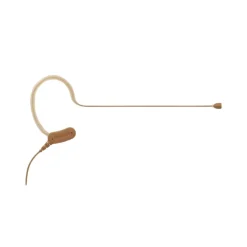 Shure MX153 Mic Headworn Cocoa Omnidirectional Condensor TA4F Connector