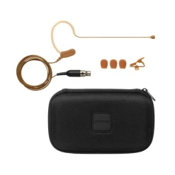 Shure MX153 Mic Headworn Cocoa Omnidirectional Condensor TA4F Connector