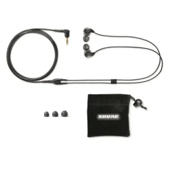 Shure SE112-GR Stereo In-ear Grey Earphones, Sound Isolating