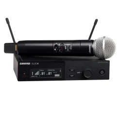 Shure SLX-D System with SLXD2/Beta58 Handheld Transmitter and SLXD4 Digital Wireless Receiver