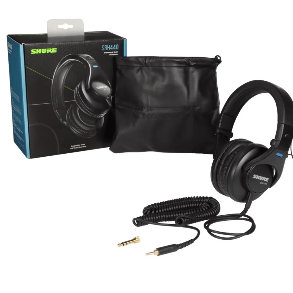 Shure SRH440 Professional Studio Headphones