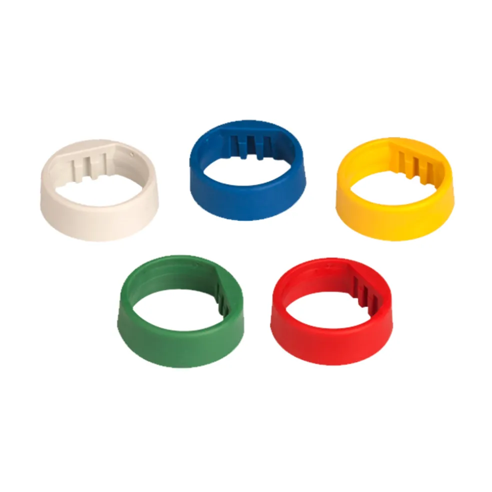 Shure WA616M Multi-Coloured ID Rings for Handheld Transmitters: ULXD and QLXD; 5 x colours/pack