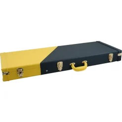 Sky 2 Tone Electric Guitar Hard Case - Blue & Yellow w/ Black Interior