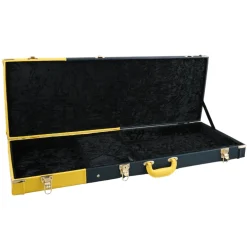 Sky 2 Tone Electric Guitar Hard Case - Blue & Yellow w/ Black Interior