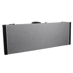 Sky Premium Electric Guitar Hard Case, Silver with Black Plush Interior