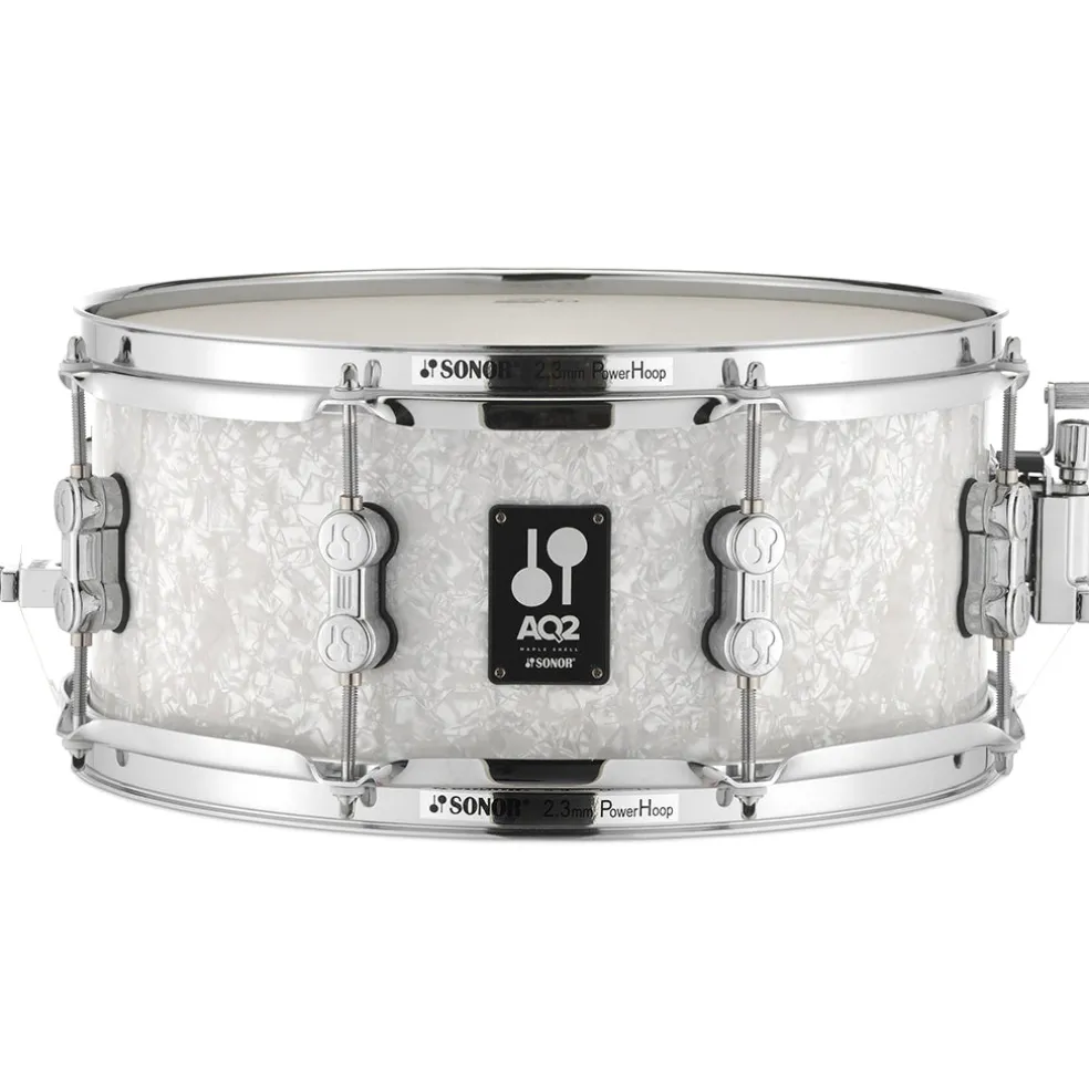 Sonor AQ2 13"x6" Snare Drum - White Pearl