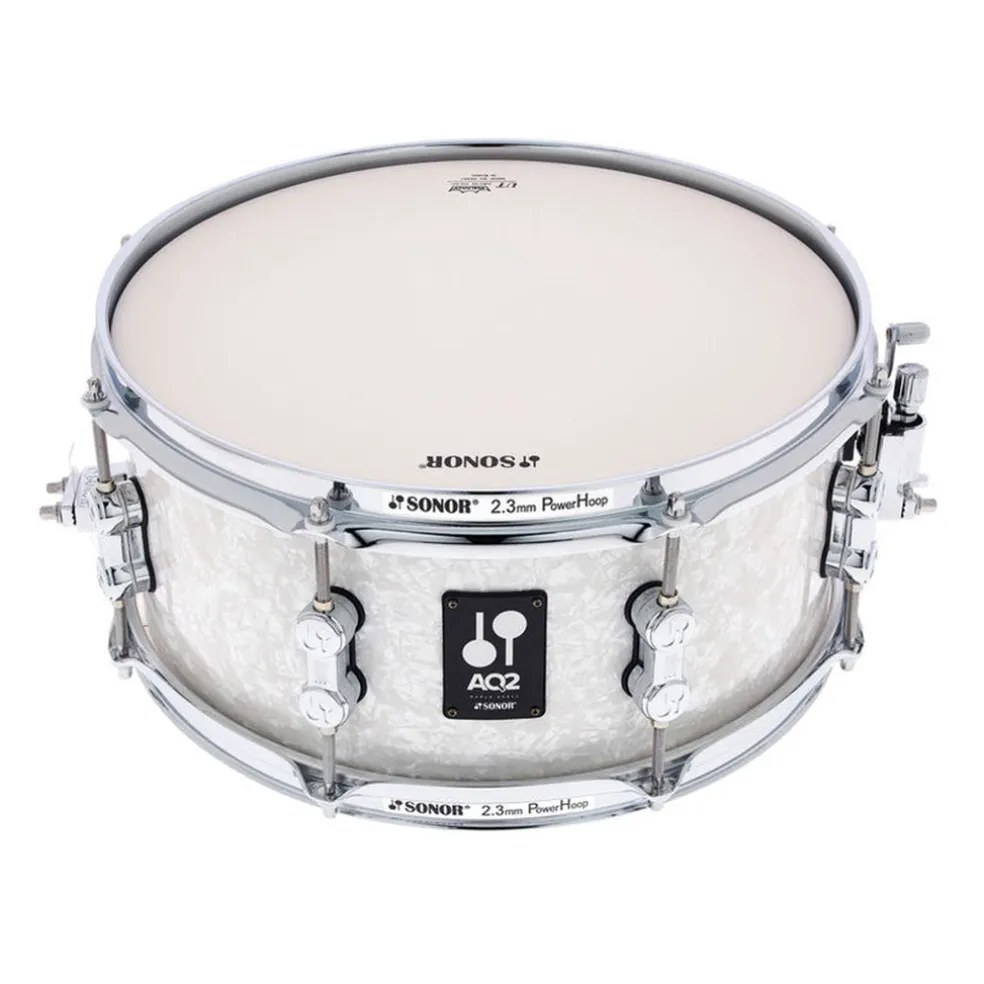 Sonor AQ2 13"x6" Snare Drum - White Pearl