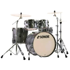 Sonor AQ2 Series Stage 5-Piece Shell Pack with 4000 series Hardware - Titanium Quartz