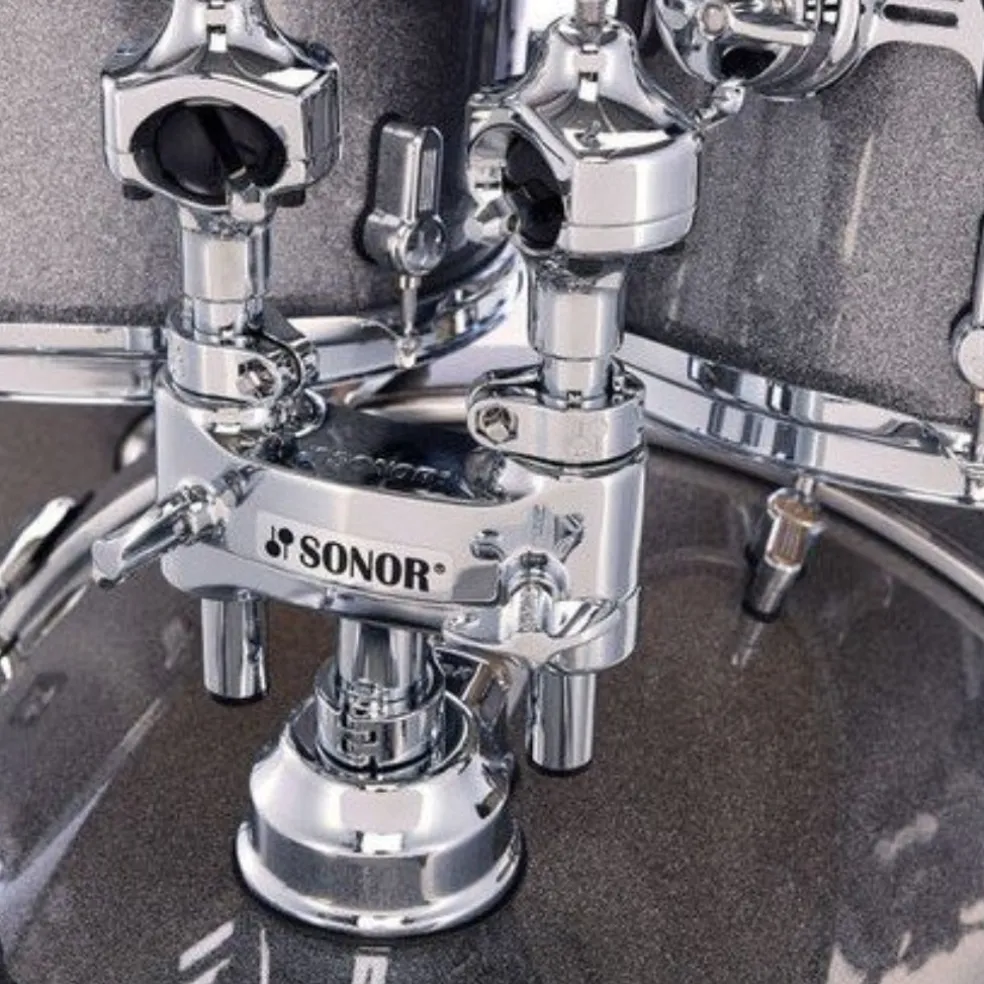 Sonor AQ2 Series Stage 5-Piece Shell Pack with 4000 series Hardware - Titanium Quartz