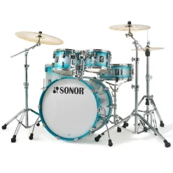 Sonor AQ2 Series Stage 5-Piece Drum Kit With Hardware - Aqua Silver Burst
