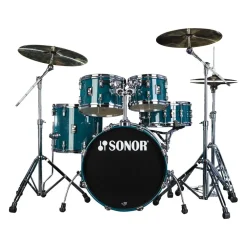 Sonor AQ1 Series Studio 5-Piece Kit with 2000 Series Hardware Set - Caribbean Blue