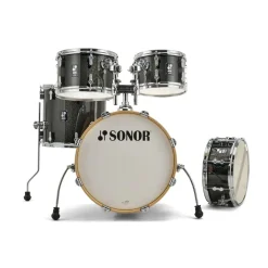 Sonor AQX Kids 5-Piece Drum Set - Black Midnight Sparkle