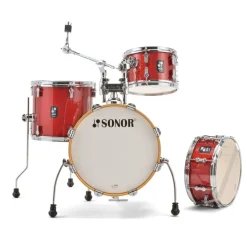 Sonor AQX Series Jungle Drum Set, Red Moon Sparkle